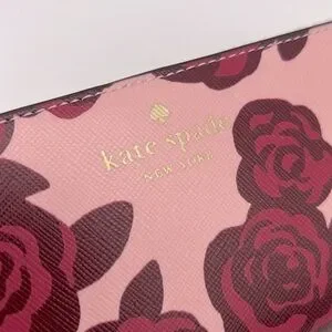 長財布 Kate Spade Brynn Rose Florets Large Slim Bifold Wallet KH747 kate spade | Bags | Kate Spade Brynn Rose Florets Large Slim